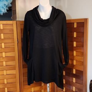 Cato brand long sleeve black tunic
